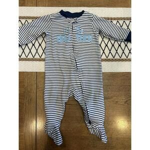 Carter's Baby Boy 3-6 Months Striped Sleeper Pajamas - Little Brother